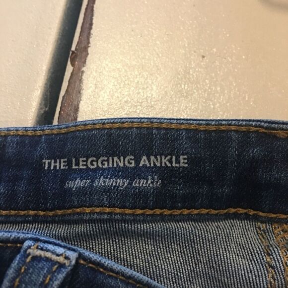 AG size 25 super skinny ankle jeans blue - Picture 4 of 5